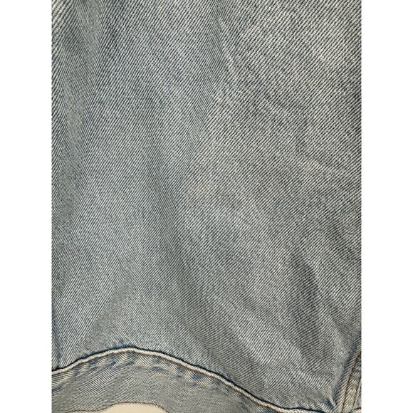 Reformation Jeans Jacket Women XS Blue Tahoe Light Wash Denim Button Front - Picture 10 of 12